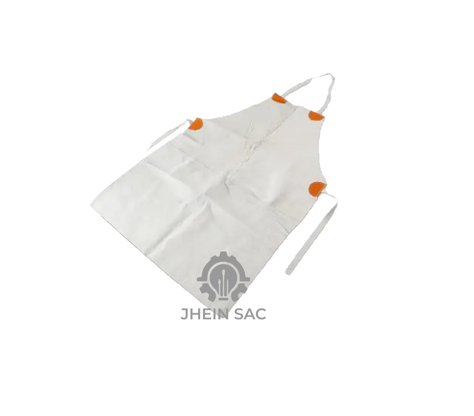 MANDIL DE CUERO CROMO