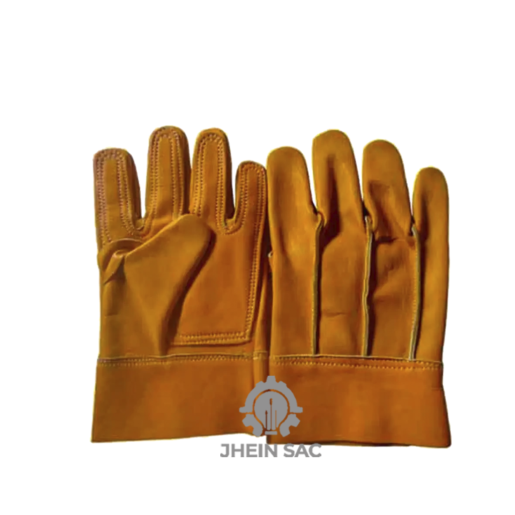 GUANTES CUERO BOLTEADO CON PALMA  REFORZADO