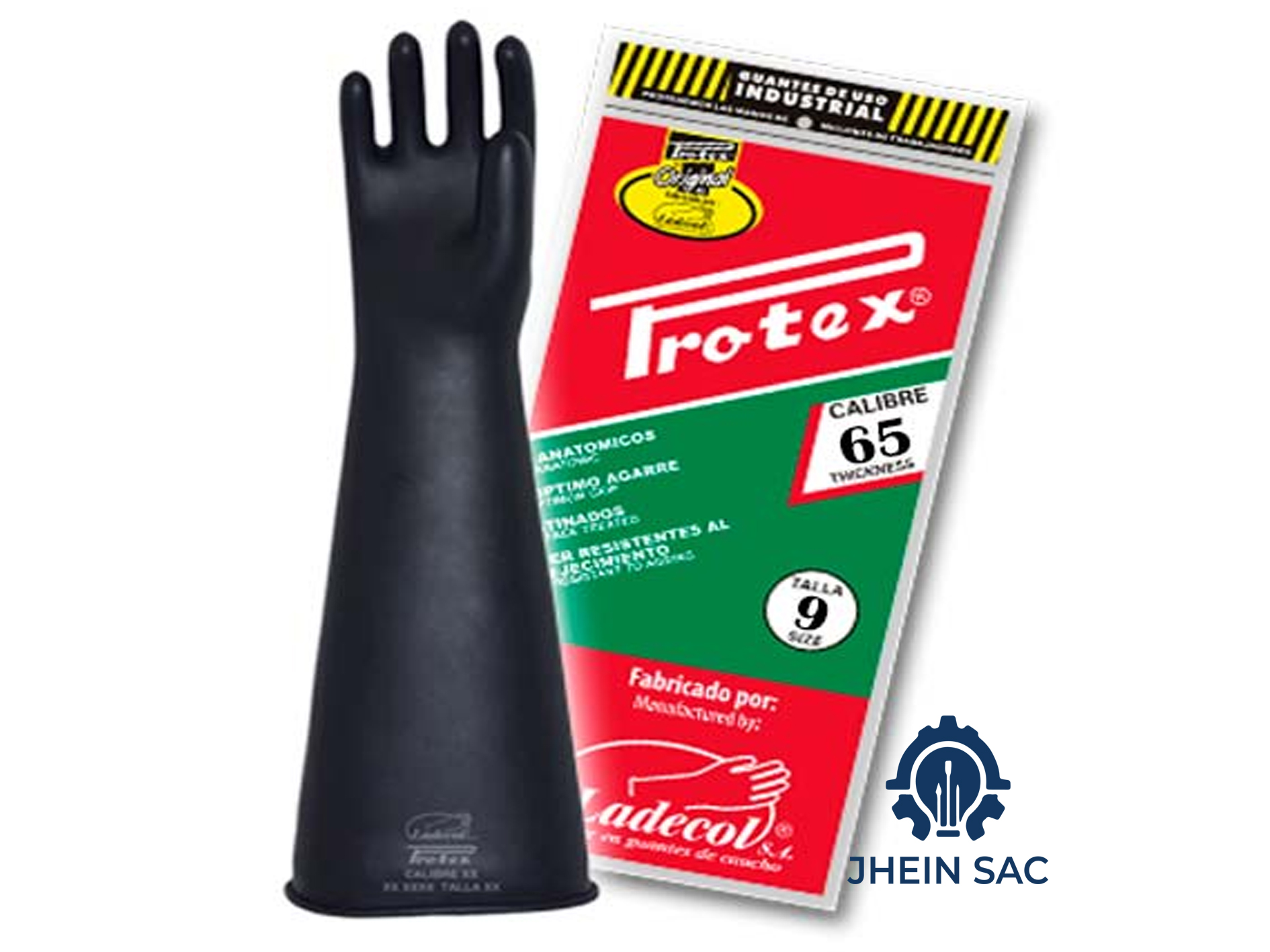 GUANTES DE JEBE N.20 TROTEX CALIBRE 65